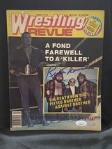 Killer Kowalski Autographed 1976 WRESTLING REVUE Magazine JSA TRIPLE H W... - £74.33 GBP