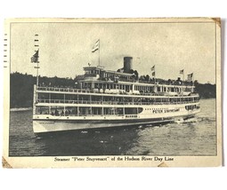 Antique 1938 Postcard Vintage ⛵ Steamer Peter Stuyvesant Of The Hudson River - £3.47 GBP