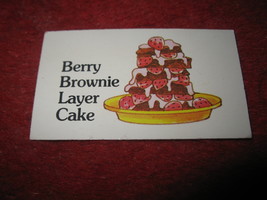 1983 Strawberry Shortcake Housewarming Surprise Board Game Part: Recipe ... - $1.00