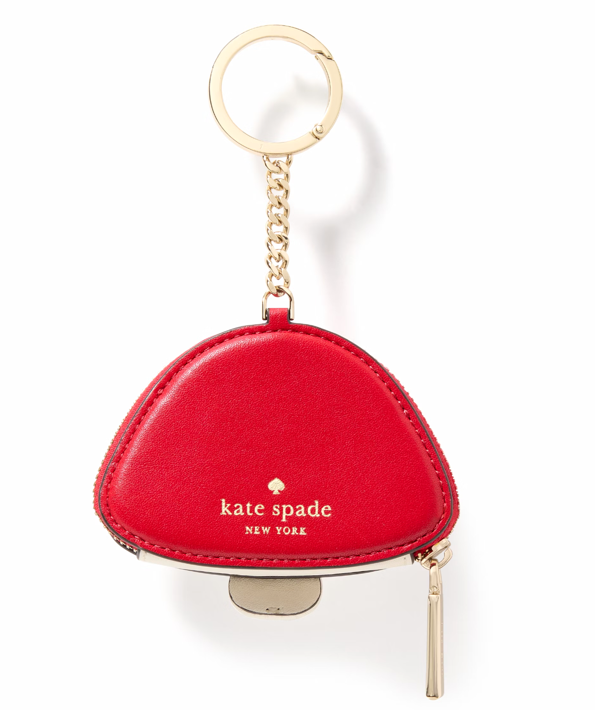 New Kate Spade 3d Mushroom Bag Charm Ruby Red Multi Item image 3