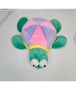 Vintage Russ Berrie Speedy Turtle Baby Rattle Plush Stuffed Animal Lovey... - $28.66
