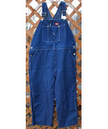 Blue Denim Overalls-Jeans-Canvas-Work Clothing-Outdoor/Garage/Hunting/Fa... - $683.28 MXN