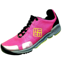 Columbia TechLite Running Shoes Womens 10 Berry Pink Yellow Gray BL-1509-645 - £21.76 GBP
