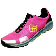 Columbia TechLite Running Shoes Womens 10 Berry Pink Yellow Gray BL-1509... - £22.20 GBP