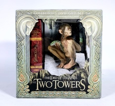 The Lord of the Rings The Two Towers Collector&#39;s DVD Gift Set with Gollum Statue - £59.26 GBP