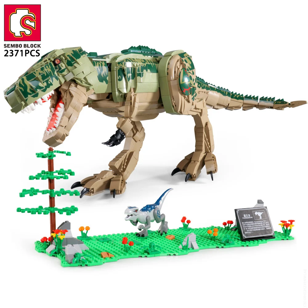 SEMBO BLOCK 2371PCS T-Rex Dinosaur Toys Hobbies Building Blocks Collectible - £137.17 GBP