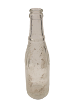 Vintage Clear Glass Bottle 7 Ounce Swirl Design Missouri Dry Corp - $8.99
