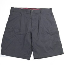 Wrangler 42 x 10&quot; Black Flex Waistband Zip Pocket NW981 Outdoor Cargo Shorts - £18.38 GBP