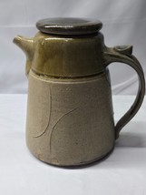 Drip Glaze Stoneware Coffee Pot - Possibly Otagiri Original - READ DESCRIPTION - $28.50