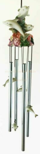 Ocean Sea Coral Marine Dolphin Family Decorative Wind Chime For Garden P... - $30.99