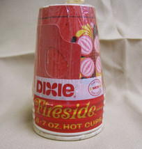 50 Vintage Dixie Cups Fireside Design 6-7 Oz Mira-Glaze Hot w handles NOS 1970 - £19.77 GBP