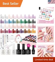 Beetles Cat Eye &amp; Jelly Gel Nail Polish Set - 53PCS for a Chic at Home M... - $42.00