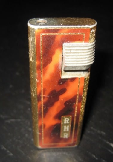 Vintage FLAMEX TURBO Art Deco Engraved Automatic Gas Butane Torch Lighter - $7.99