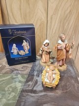Fontanini HOLY FAMILY 3 pc set 5&quot; Scale Nativity Figurines by Roman 7150... - $28.70