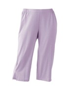 Cathy Daniels Misses Solid Pull-On Purple Ankle Pant Capris Pants M Medium - £23.59 GBP