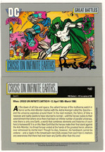 Paris Cullins SIGNED Crisis on Infinite Earths 1991 DC Comic Art Card ~ SPECTRE - £7.73 GBP