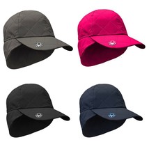 Surprizeshop Ladies Winter Golf Waterproof Quilted Cap. Pink, Navy, Grey, Black. - £28.28 GBP
