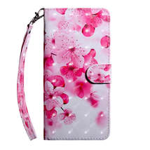 Anymob Samsung Cherry Blossom Leather Sparkling Case Wallet Flip Magnetic Cover - £21.50 GBP