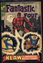 Fantastic Four #56 ORIGINAL Vintage 1966 Marvel Comics Klaw Silver Surfer - $29.69