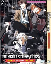 Anime DVD Bungou Stray Dogs Sea.1-5 (VOL.1-60 End)+OVA+Movie English Dubbed - £29.48 GBP