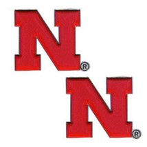 Nebraska Cornhuskers Stud Earrings NCAA Logo Fan Gear Game Team Spirt Fo... - €38,82 EUR