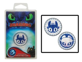 How to Train Your Dragon Toothless / Light Fury Limited Edition Coin Token - £10.66 GBP