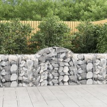  Gabion Basket Set of 5 Silver Galvanized Iron Large - €842,70 EUR