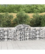  Gabion Basket Set of 5 Silver Galvanized Iron Large - €842,70 EUR