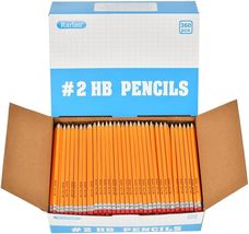 Wood-Cased #2 HB Pencils, Pre-sharpened, 360 Count Bulk Pack - $23.99
