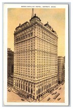 Book Cadillac Hotel Detroit Michigan MI UNP WB Postcard E19 - $2.92