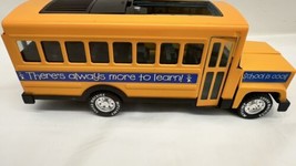 Pillsbury NY Lint Sound Machine Toy School Bus 11” - £19.35 GBP
