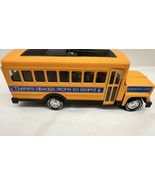 Pillsbury NY Lint Sound Machine Toy School Bus 11” - $25.26 CAD