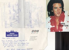 Chris Clayton Elvis Presley 3x Hand Signed Photo Ephemera - £5.50 GBP