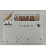 Color Street CATITUDE PROBLEM Nail Polish Strips Gold Leopard Red Roses ... - £26.63 GBP