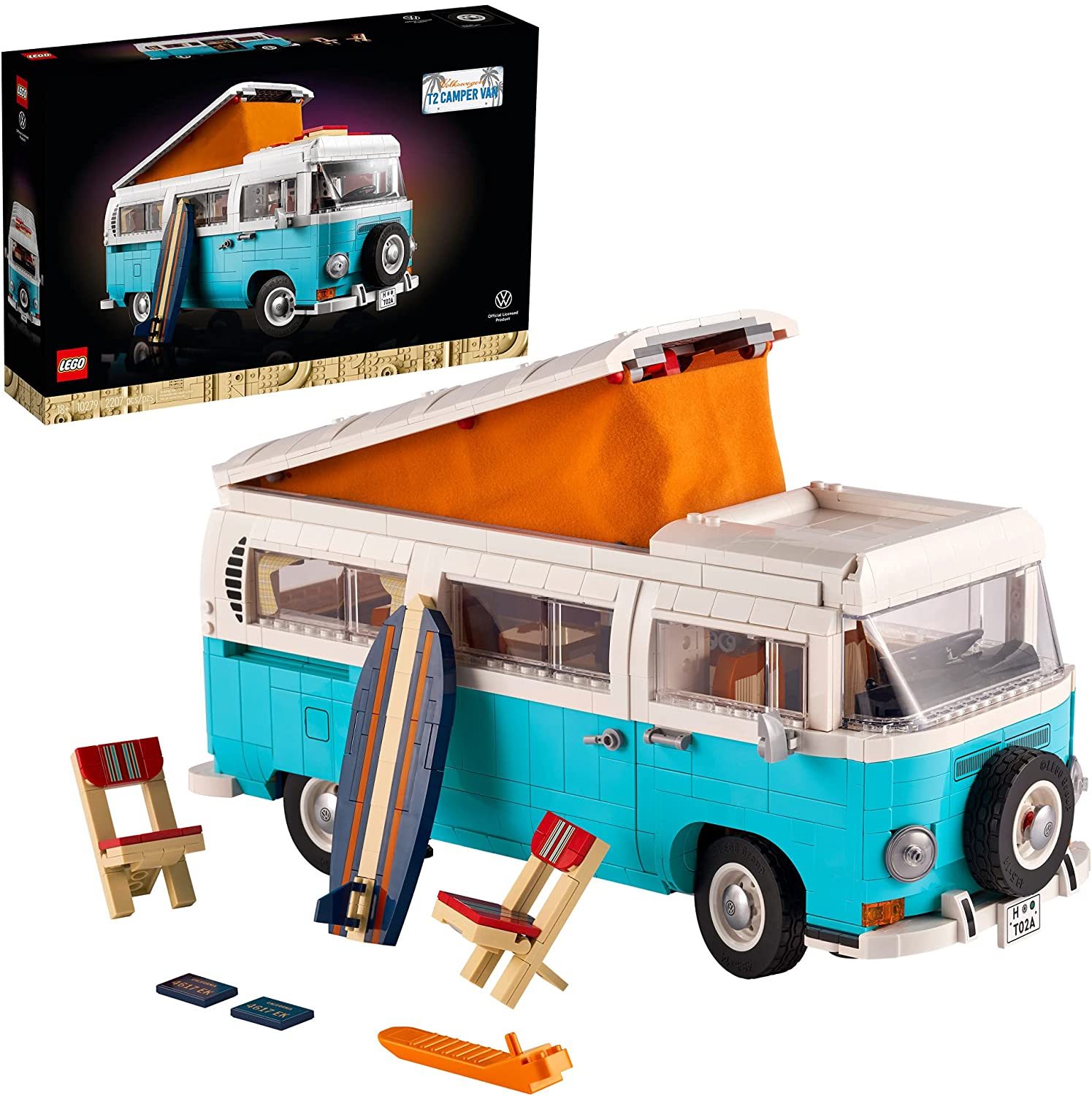 LEGO Volkswagen T2 Camper Van 10279 Building Kit (2,207 Pieces) - $199.99