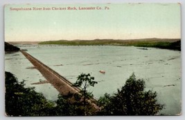 Lancaster Co PA Susquehanna River From Chickies Rock Postcard O29 - £4.68 GBP