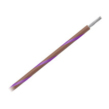 Pacer 14 AWG Gauge Striped Marine Wire 500&#39; Spool - Brown w/Violet Stripe [WUL14 - £81.23 GBP