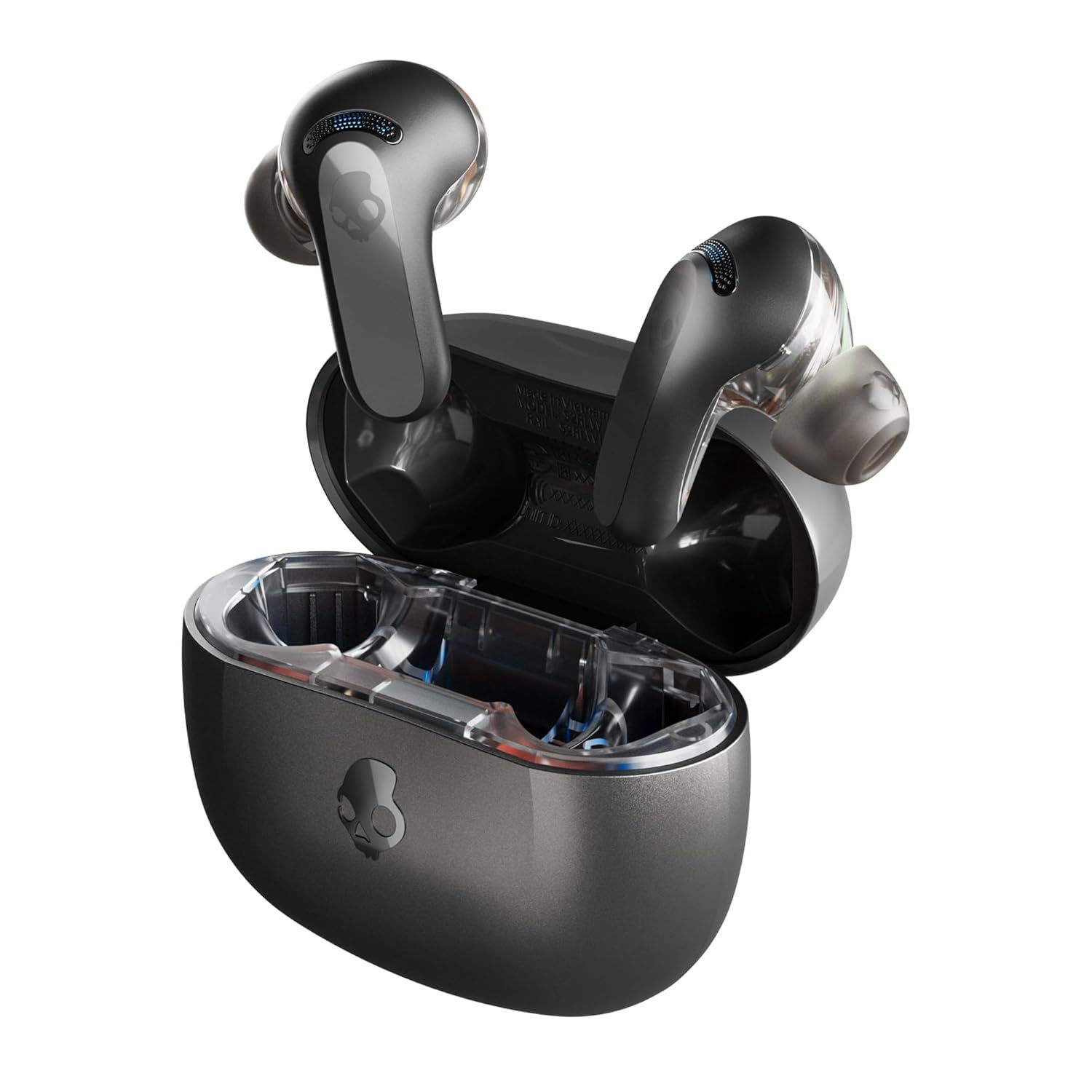 Skullcandy Rail ANC In-Ear Noise Cancelling Wireless Earbuds, 27 Hr Battery, Mic