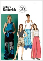 Butterick Sewing Pattern 5893 Misses Shorts Pants Size XS-MED - £6.33 GBP