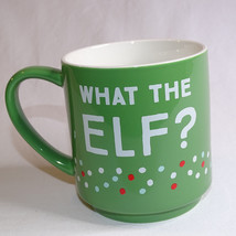 Parker Lane Green Dots What The Elf Christmas Mug Coffee Tea Cup Chocola... - £7.69 GBP