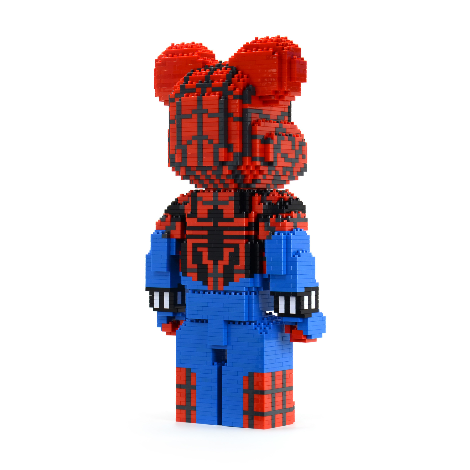 Spiderman Bearbrick Brick Sculpture (JEKCA Lego Brick) DIY Kit Item image 5
