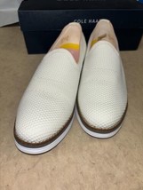 Cole Haan Women Original CLOUDFEEL Loafer White Knit/White Croc W25977 S... - $65.84