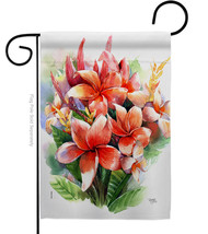 Warm Plumeria Bouquet - Impressions Decorative Garden Flag G154128-BO - £16.01 GBP