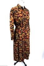 Geiger Austria Fine Wool Skirt &amp; Blouse Fall Leaves Motif Mint 40/10 M-L... - $3,997.28 MXN