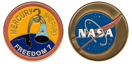 Nasa Freedom 7 Mercury 3 Alan Shepard 1.75&quot; Challenge Coin - £14.94 GBP