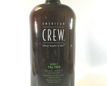 American Crew Men 3-IN-1 Tea Tree Shampoo,Conditioner &amp; Body Wash 33.8 oz - £28.63 GBP