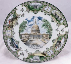 The Capital of Washington, DC Collectible Souvenir Decorative Plate from Japan - £13.56 GBP