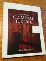 000 Criminal Justice Forth Edition Jay S. Albanese Hardback Textbook - £31.44 GBP