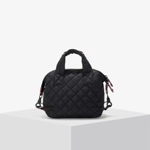 Quilted Pillow Tote Handbag Mini Feather Down Padded Crossbody Bag Winter Casual - £37.05 GBP
