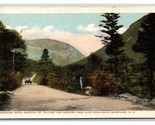 Webster Auto Road Crawford Notch White Mountains NH UNP WB Postcard H20 - £3.07 GBP